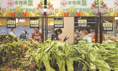 確保日供蔬菜新鮮安全 上海市郊蔬菜2小時直供 新鮮蔬菜零售新模式